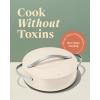 imageCaraway Rondeau  6 Qt NonStick Pan with Lid  Free From Forever Chemicals  Perfect for Searing Braising ampamp Roasting  CreamBlack