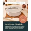 imageCaraway Rondeau  6 Qt NonStick Pan with Lid  Free From Forever Chemicals  Perfect for Searing Braising ampamp Roasting  CreamBlack