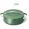imageCaraway Rondeau  6 Qt NonStick Pan with Lid  Free From Forever Chemicals  Perfect for Searing Braising ampamp Roasting  CreamSage
