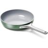 imageCaraway Nonstick Ceramic Frying Pan 27 qt 105quot  Non Toxic PTFE ampamp PFOA Free  Oven Safe ampamp Compatible with All Stovetops Gas Electric ampamp Induction  CreamSage