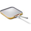 imageCaraway Square Griddle Pan  11 Square Pan  NonStick Ceramic Coated  Non Toxic PTFE ampamp PFOA Free  Oven Safe ampamp Compatible with All Stovetops  CreamMarigold