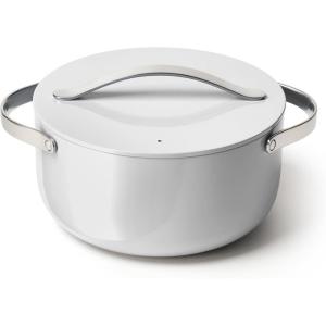 imageCaraway Dutch Oven Pot with Lid 65 qt 105quot  NonStick Ceramic Coating  Free From Forever Chemicals  Oven Safe ampamp Stovetop Agnostic  CreamGray