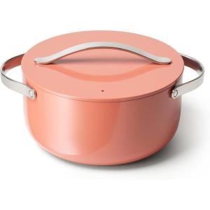 imageCaraway Dutch Oven Pot with Lid 65 qt 105quot  NonStick Ceramic Coating  Free From Forever Chemicals  Oven Safe ampamp Stovetop Agnostic  CreamPerracotta