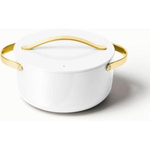 imageCaraway Dutch Oven Pot with Lid 65 qt 105quot  NonStick Ceramic Coating  Free From Forever Chemicals  Oven Safe ampamp Stovetop Agnostic  CreamWhite