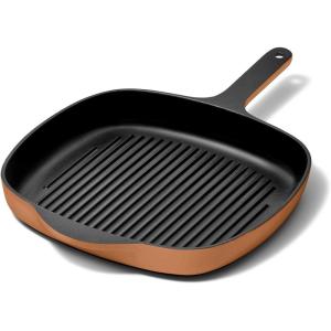imageCaraway Enameled Cast Iron Grill Pan  105 Grill Pan for Stovetop Cooking  3 Layer Enamel Coating  No Seasoning Required  Compatible With All Stovetops  Free From Forever Chemicals  Rust