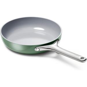 imageCaraway Nonstick Ceramic Frying Pan 27 qt 105quot  Non Toxic PTFE ampamp PFOA Free  Oven Safe ampamp Compatible with All Stovetops Gas Electric ampamp Induction  CreamSage