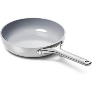 imageCaraway Nonstick Ceramic Frying Pan 27 qt 105quot  Non Toxic PTFE ampamp PFOA Free  Oven Safe ampamp Compatible with All Stovetops Gas Electric ampamp Induction  CreamGray