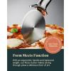imageCaraway Pizza Cutter Wheel  Non Toxic Stainless Steel  Essential Kitchen Tool  Ergonomic Handle