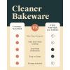 imageCaraway Mini Bakeware Set  Naturally NonStick NonToxic Ceramic Coating  Compact Baking Pans Set for Small Kitchens ampamp Ovens  Includes Baking Sheets Muffin Pan Cooling Rack ampamp Storage  CreamNavy