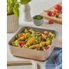 imageCaraway 2pc Glass Food Storage Set  44 Cup Food Containers 2  Ceramic Coated  Non Toxic Non Stick Lunch with Lids  Dishwasher Oven ampamp Microwave Safe  GrayMist