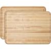 imageCaraway 17 Prep ampamp Serve Butcher Block Wood Cutting Board for Kitchen Rectangle DualSided Chopping Block for Prep Presentation and Serving WalnutMaple