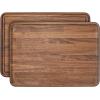 imageCaraway 17 Prep ampamp Serve Butcher Block Wood Cutting Board for Kitchen Rectangle DualSided Chopping Block for Prep Presentation and Serving WalnutWalnut