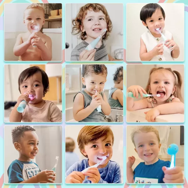 imagePapablic Replacement Toothbrush Heads  2 Count  Compatible with Papablic BabyHandy ampamp Toddler Sonic Electric Toothbrushes 1836 Months