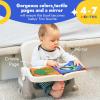 imagePapablic Luxury Baby Soft Book with Teether High Contrast Black and White Crinkle Book for Early Education Tummy Time Toys for Babies 012 Months with Baby Safe Mirror Crinkle Pages and Squeaker