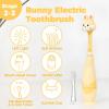 imagePapablic GrowingSmiles Baby Training Toothbrush Set Baby Toothbrush 6 to 12 Months Infant Toothbrush 12 Months and Up Carrot Teether ampamp Bunny Sonic Electric Toothbrush