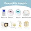image6Count Papablic Duckbill Valves for Spectra S1 Spectra S2 Spectra 9 Plus Replaceable Duckbill Valves for Spectra Duckbill Valves Compatible with Spectra Pump Parts BPADEHP Free PinkWhite