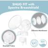 image8Count Papablic Duckbill Valves and Backflow Protector Compatible with Spectra S1 Spectra S2 Spectra 9 Plus Breast Pumps Not Original Spectra Pump Parts BPADEHP FreeWhite