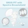 image8Count Papablic Duckbill Valves and Backflow Protector Compatible with Spectra S1 Spectra S2 Spectra 9 Plus Breast Pumps Not Original Spectra Pump Parts BPADEHP FreeBackflow