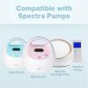 image8Count Papablic Duckbill Valves and Backflow Protector Compatible with Spectra S1 Spectra S2 Spectra 9 Plus Breast Pumps Not Original Spectra Pump Parts BPADEHP FreeBackflow