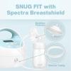 image8Count Papablic Duckbill Valves and Backflow Protector Compatible with Spectra S1 Spectra S2 Spectra 9 Plus Breast Pumps Not Original Spectra Pump Parts BPADEHP FreeTubing