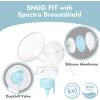image8Count Papablic Duckbill Valves and Backflow Protector Compatible with Spectra S1 Spectra S2 Spectra 9 Plus Breast Pumps Not Original Spectra Pump Parts BPADEHP FreeBlue