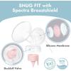image8Count Papablic Duckbill Valves and Backflow Protector Compatible with Spectra S1 Spectra S2 Spectra 9 Plus Breast Pumps Not Original Spectra Pump Parts BPADEHP FreePink