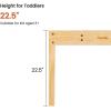 imagePapablic 2 in 1 Kid Activity Table with Large Storage for Older Kids Compatible with Lego Building Block for Boys Girls