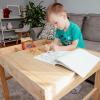 imagePapablic 2 in 1 Kid Activity Table with Large Storage for Older Kids Compatible with Lego Building Block for Boys Girls