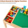 imagePapablic 2 in 1 Kid Activity Table with Large Storage for Older Kids Compatible with Lego Building Block for Boys Girls
