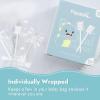imagePapablic 40Pack Baby Tongue Cleaner Baby Oral Cleaner Disposable Baby Mouth Cleaner Newborn Upgrade Gum Cleaner with Paper Handle for Babies and Infants Ages 02 Years1 Count Pack of 40