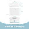 imagePapablic 5in1 Bottle Sterilizer and Dryer Pro Universal Fit for Baby Bottles Parts ampamp Other Newborn Essentials ExtraLarge CapacityClassic