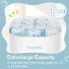 imagePapablic 5in1 Bottle Sterilizer and Dryer Pro Universal Fit for Baby Bottles Parts ampamp Other Newborn Essentials ExtraLarge CapacityPro