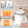 imagePapablic Baby Bottle Washer Sterilizer and Dryer 4in1 Bottle Washer Sanitizer for Bottles Pump Parts ampamp Baby Essentials  Quick ampamp Clean with 60 Detergent Tablets