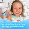 imagePapablic Toddler Sonic Electric Toothbrush for Ages 13 Years Baby Electric Toothbrush with Cute Reindeer Cover and Smart LED Timer 2 Brush Heads Ruby2 Brush Heads Pippin