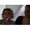 imagePapablic Toddler Sonic Electric Toothbrush for Ages 13 Years Baby Electric Toothbrush with Cute Reindeer Cover and Smart LED Timer 2 Brush Heads RubyAqua