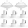image8Count Papablic Duckbill Valves and Backflow Protector Compatible with Spectra S1 Spectra S2 Spectra 9 Plus Breast Pumps Not Original Spectra Pump Parts BPADEHP FreeBackflow