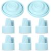 image8Count Papablic Duckbill Valves and Backflow Protector Compatible with Spectra S1 Spectra S2 Spectra 9 Plus Breast Pumps Not Original Spectra Pump Parts BPADEHP FreeBlue