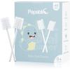 imagePapablic 40Pack Baby Tongue Cleaner Baby Oral Cleaner Disposable Baby Mouth Cleaner Newborn Upgrade Gum Cleaner with Paper Handle for Babies and Infants Ages 02 Years1 Count Pack of 40
