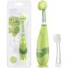 imagePapablic Toddler Sonic Electric Toothbrush for Ages 13 Years Baby Electric Toothbrush with Cute Reindeer Cover and Smart LED Timer 2 Brush Heads Ruby2 Brush Heads Max