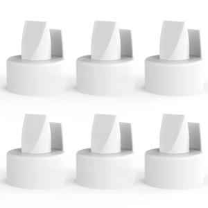 image6Count Papablic Duckbill Valves for Spectra S1 Spectra S2 Spectra 9 Plus Replaceable Duckbill Valves for Spectra Duckbill Valves Compatible with Spectra Pump Parts BPADEHP Free PinkWhite