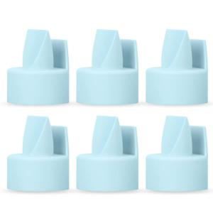 image6Count Papablic Duckbill Valves for Spectra S1 Spectra S2 Spectra 9 Plus Replaceable Duckbill Valves for Spectra Duckbill Valves Compatible with Spectra Pump Parts BPADEHP Free PinkBlue