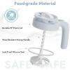 imagePapablic 32oz Wide Mouth Mason Jar Pour Spout Lid with Mixing Handle ampamp Flip Locking Spout for Mixing FormulaBreastmilkProtein PowderCoffee PinkBlue Lid