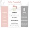 imagePapablic Glass Breastmilk Pitcher Formula Mixing Pitcher with Mixing Handle Lid Wide Mouth Mason Jar Mixer with Flip Locking Spout Easy to Clean BPA Free BluePink