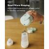 imagePapablic Portable Bottle Warmer for Travel  Fast Heating Builtin Sterilizer 30W Fast Charge 5Temp Control EasyClean Wide Mouth Baby Milk Warmer for Breastmilk ampamp FormulaMint Green