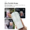 imagePapablic Portable Bottle Warmer for Travel  Fast Heating Builtin Sterilizer 30W Fast Charge 5Temp Control EasyClean Wide Mouth Baby Milk Warmer for Breastmilk ampamp FormulaMint Green