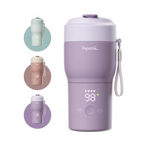 imagePapablic Portable Bottle Warmer for Travel  Fast Heating Builtin Sterilizer 30W Fast Charge 5Temp Control EasyClean Wide Mouth Baby Milk Warmer for Breastmilk ampamp FormulaLilac Purple