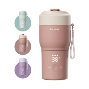 imagePapablic Portable Bottle Warmer for Travel  Fast Heating Builtin Sterilizer 30W Fast Charge 5Temp Control EasyClean Wide Mouth Baby Milk Warmer for Breastmilk ampamp FormulaAlmond Rose