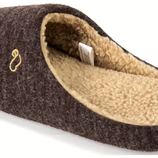 imageEverFoams Mens Knit Memory Foam Bedroom Indoor Outdoor Slip On House Slippers for Men Comfy Mens House Shoes