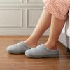 imageEverFoams Womens Cozy Waffle Slippers Soft Quilted Memory Foam Indoor House ShoesBright Gray