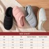 imageEverFoams Womens Cozy Waffle Slippers Soft Quilted Memory Foam Indoor House ShoesBright Gray